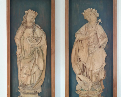 Kirche Wüstenbrand Reliefs
